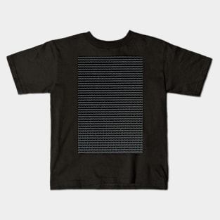 Black fabric texture Kids T-Shirt